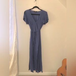 Blue Lulus maxi dress, size small
